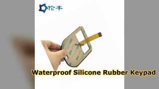 Soluciones personalizadas de teclado de caucho de silicona resistente al agua