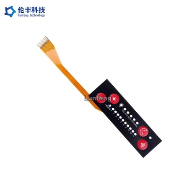 Un buen precio. 3M468 cable táctil adhesivo del telclado numérico FPC del interruptor de membrana de la parte posterior LED en línea