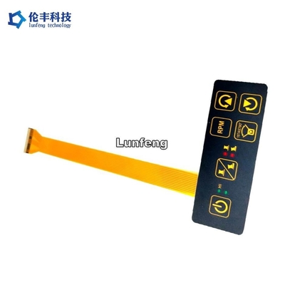 Un buen precio. Interruptor de membrana táctil personalizable mate / brillante con luz de fondo colorida y LED icónico en línea