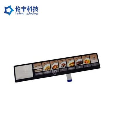 Un buen precio. Rendimiento y diseño de teclado de membrana plana con código de color Pantone personalizado para material PET/PC/PVC en línea