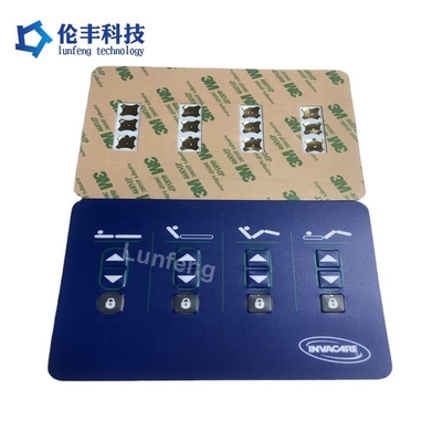 Un buen precio. Panel gráfico superpuesto de tamaño personalizado con excelente resistencia a los rayos UV y opción de relieve de teclas en línea