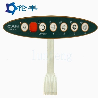 Un buen precio. Interruptor de membrana de PET personalizado con luz de fondo LED/EL de acabado mate/brillante en línea