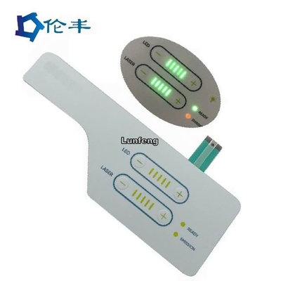 Un buen precio. Pegamento de grabación en relieve del cojín 3M468 del interruptor de membrana del contraluz de LFG en línea