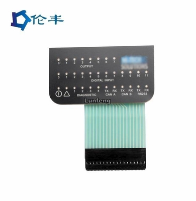 telclado numérico Matte Medical Equipment no táctil de la membrana de 3M467 LED
