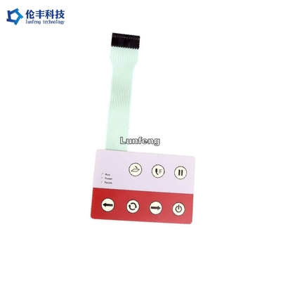 Un buen precio. Color modificado para requisitos particulares de Pantone del servicio del OEM del interruptor de membrana del contraluz en línea