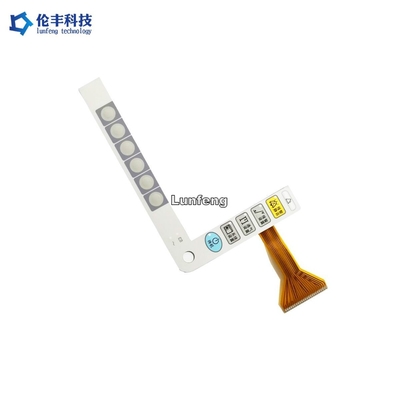 Color de Matte Surface Waterproof RAL del interruptor de membrana del circuito LED de FPC