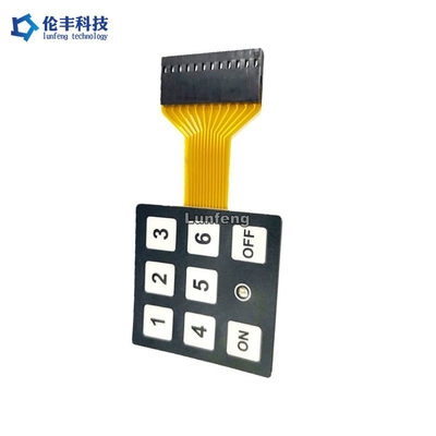 Un buen precio. Interruptor de membrana de tensión de conductor 3v / 3.3V personalizable con impresión en pantalla en línea
