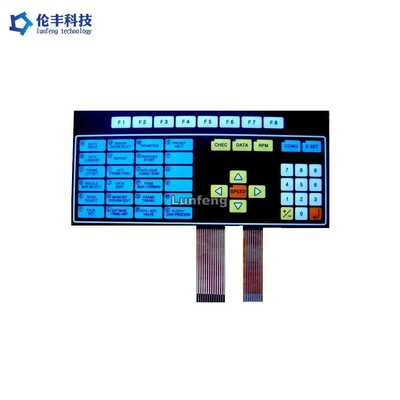 Un buen precio. Teclado de membrana plana de tamaño personalizado, teclado de membrana personalizado no táctil en línea