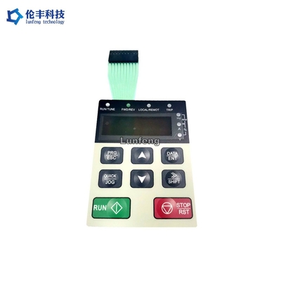 Un buen precio. Interruptor de membrana LED táctil con ventana LCD negra Aspecto mate en línea