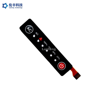 Un buen precio. Interruptor de membrana del poliéster LED, telclado numérico de membrana de encargo del circuito flexible en línea