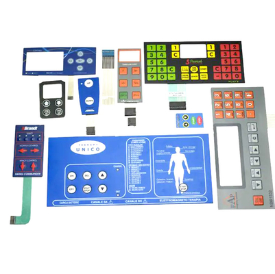 Interruptor plástico modificado para requisitos particulares del ANIMAL DOMÉSTICO de la membrana para industrial/médico con color del LED
