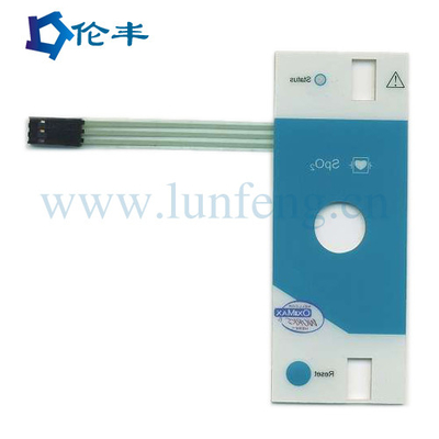 Un buen precio. PVC blanco modificado para requisitos particulares 1m m plástico 1.5m m del telclado numérico de la membrana del LED en línea