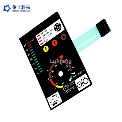 Un buen precio. 3M Adhesive Personalizable LED Backlit Membrana teclado para los diferentes requisitos del cliente en línea