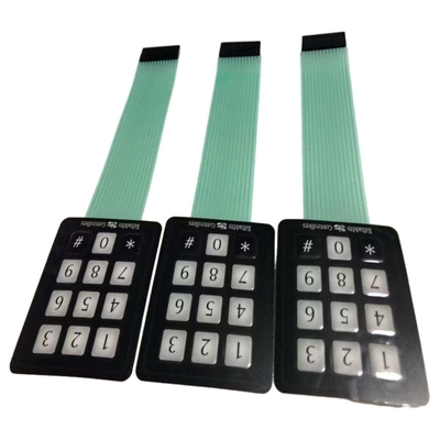 Conector masculino superposición de panel gráfico plano con opción de pegatina adhesiva