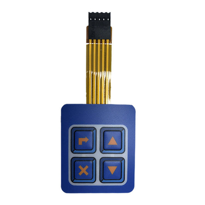 Circuito de interruptor de membrana personalizado de contacto simple / doble / multicapa de 50mA / 50V DC para 30 °C a 80 °C