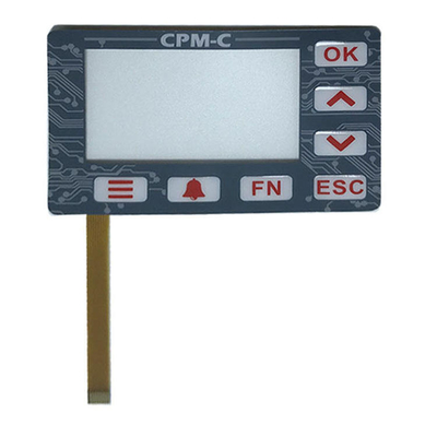 Superposición de panel gráfico de ventana transparente con excelente resistencia química de 0,005-0,030 pulgadas de espesor