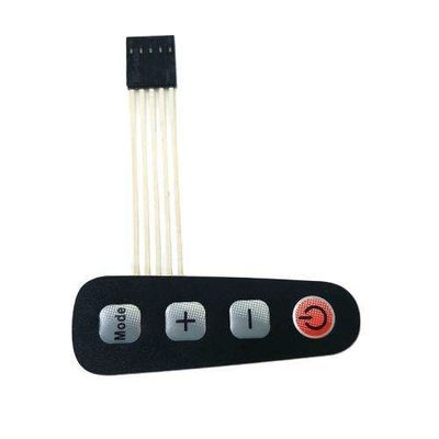 Un buen precio. Interruptor de membrana de cúpula de metal duradero con 1,000,000 Ciclos Ciclo de vida y 3M467/468 Adhesivo para una resistencia de aislamiento confiable de 100MΩ en línea