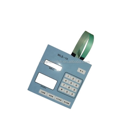 Teclado de membrana plana para electrónica de consumo hecho de material PET/PC/PVC