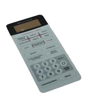 Clave de membrana impermeable de 5 V de CC PC con interfaz personalizable y corriente ≤ 100 mA