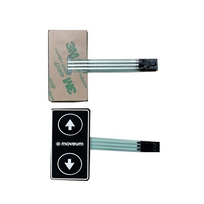 Aplicación para el hogar Conmutador de membrana de cúpula de metal con diseño personalizado y rango de temperatura de -20 °C a 70 °C