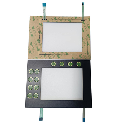 Un buen precio. Tipo de llave teclado de membrana 1 mm / 1.5 mm Pitch Personalizado con color verde LED en línea