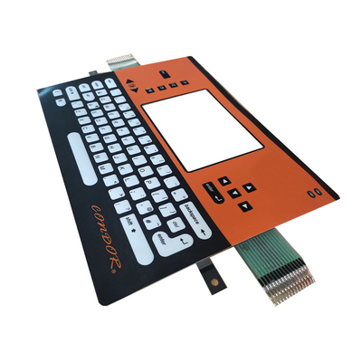 Tipo de teclado LED de membrana y tecla de membrana Operación suave con inclinación de 1 mm