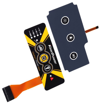 Clave de silicona personalizada DC 5V de grado impermeable con interruptor de membrana flexible