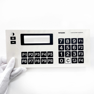Duración de vida 1-3 millones de veces 3M Adhesive membrane Switch Cover Diseño personalizado para un rendimiento óptimo