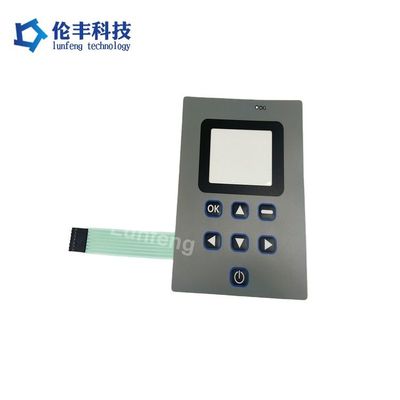 Un buen precio. Interruptor de membrana flexible de 5V de voltaje continuo con interfaz personalizable y botón táctil de relieve de almohada para paneles de control industriales en línea