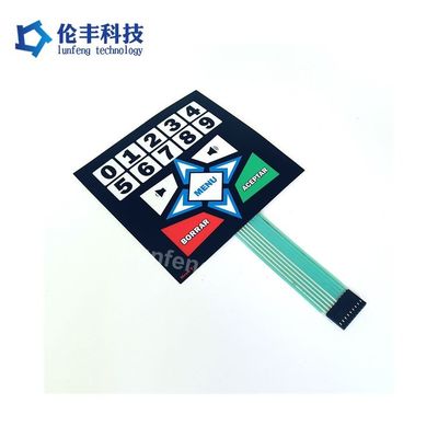 Un buen precio. Fuerza de activación 160180g Teclado de membrana plana Rango de temperatura de soporte 20C 80C Perfecto para paneles de control industriales en línea