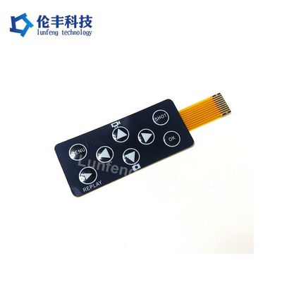 Un buen precio. Interruptor de membrana FPC con cúpula metálica y conector ZIF, material de cubierta de silicona que ofrece rendimiento eléctrico y durabilidad en línea