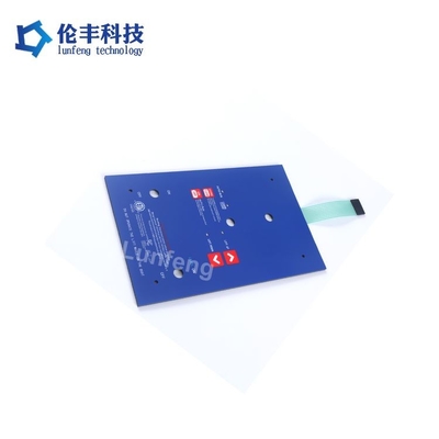 teclado médico de membrana plana con voltaje nominal de 12 V de CC y amplio rango de temperatura de funcionamiento