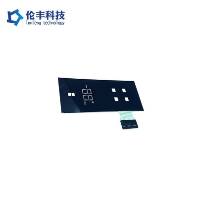 Un buen precio. 1.5mm Pitch iluminado teclado de membrana personalizado para sus necesidades de negocio en línea