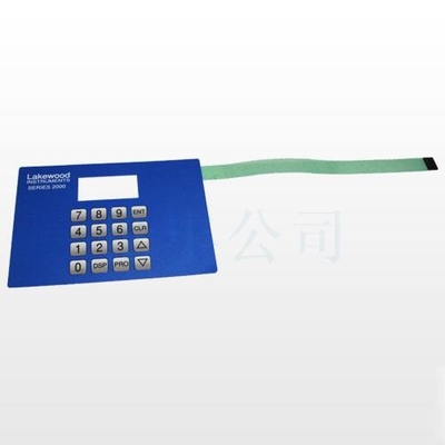 Teclado plano no táctil del interruptor de membrana del panel 3M467 del botón de la membrana