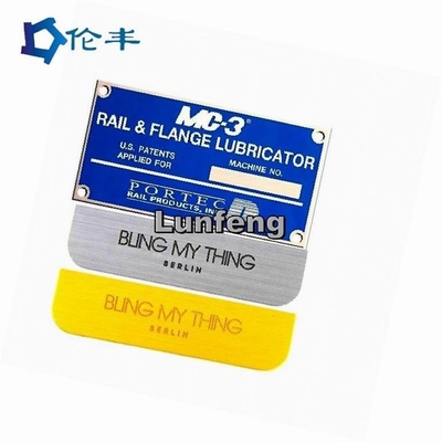 Un buen precio. El letrero de acero inoxidable 3M Adhesive Aluminum Laser de Pantone cortó las placas de identificación del metal en línea