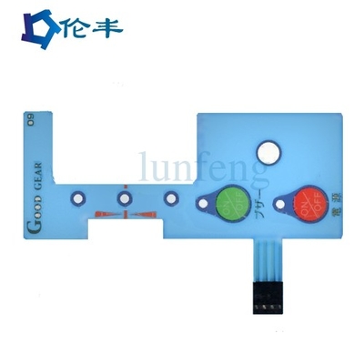 Membrana cubierta gráfica casera azul del telclado numérico 3M468 de la membrana del ANIMAL DOMÉSTICO LED