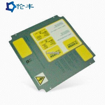 Un buen precio. Superposición de interruptor de membrana brillante con impresión digital y adhesivo de 3m en línea