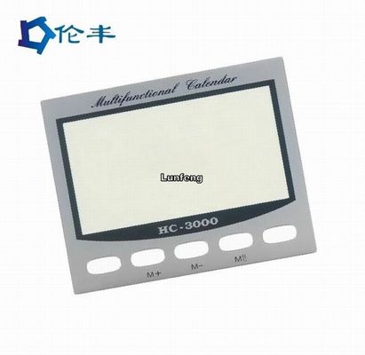 Un buen precio. Panel frontal de acrílico resistente a los rayos UV de tamaño personalizado con impresión en pantalla de seda para dispositivos electrónicos en línea