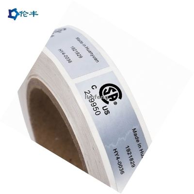 Un buen precio. Etiqueta Adhesiva Plateada de Tamaño Personalizado con Impresión Flexográfica y Características Impermeables para Electrónica y Electrodomésticos en línea