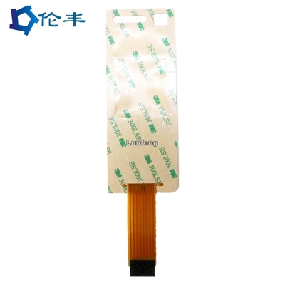 Un buen precio. Interruptor de membrana de circuito impreso flexible de 105 * 25mm personalizado con retroadhesivo 3M467MP en línea